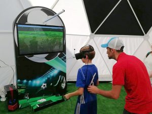 Виртуальный футбол - футбольный аттракцион